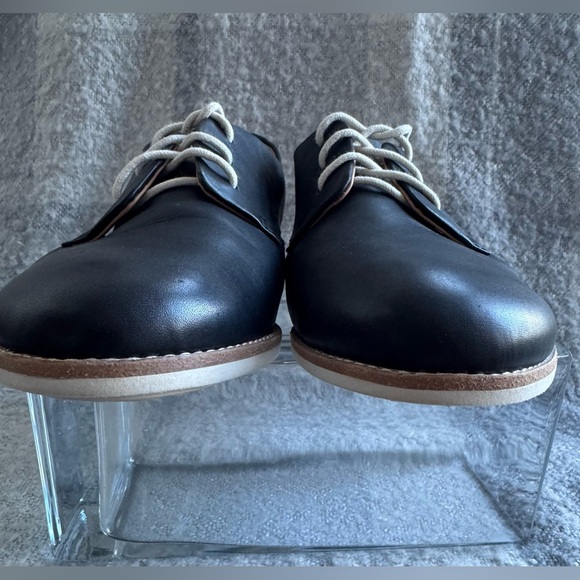 Rollie Derby Black Cutout Leather Slingback Size 40 NWOT - Picture 4 of 9